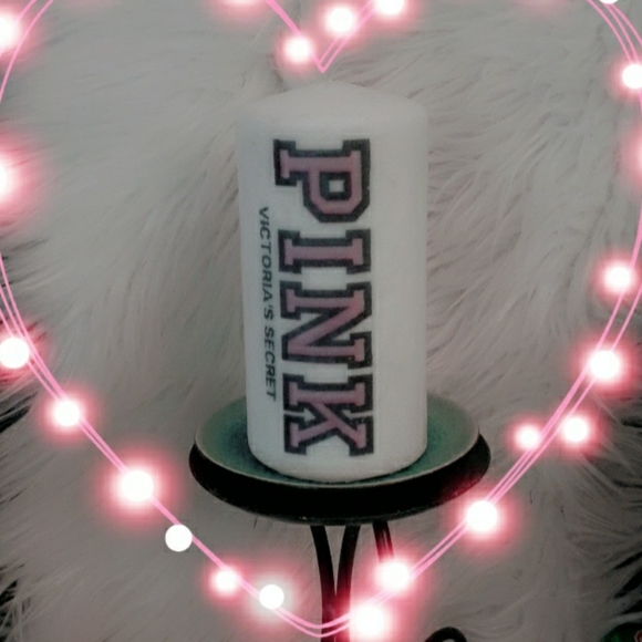 Victoria secret Pink candle (custom) - Picture 3 of 4